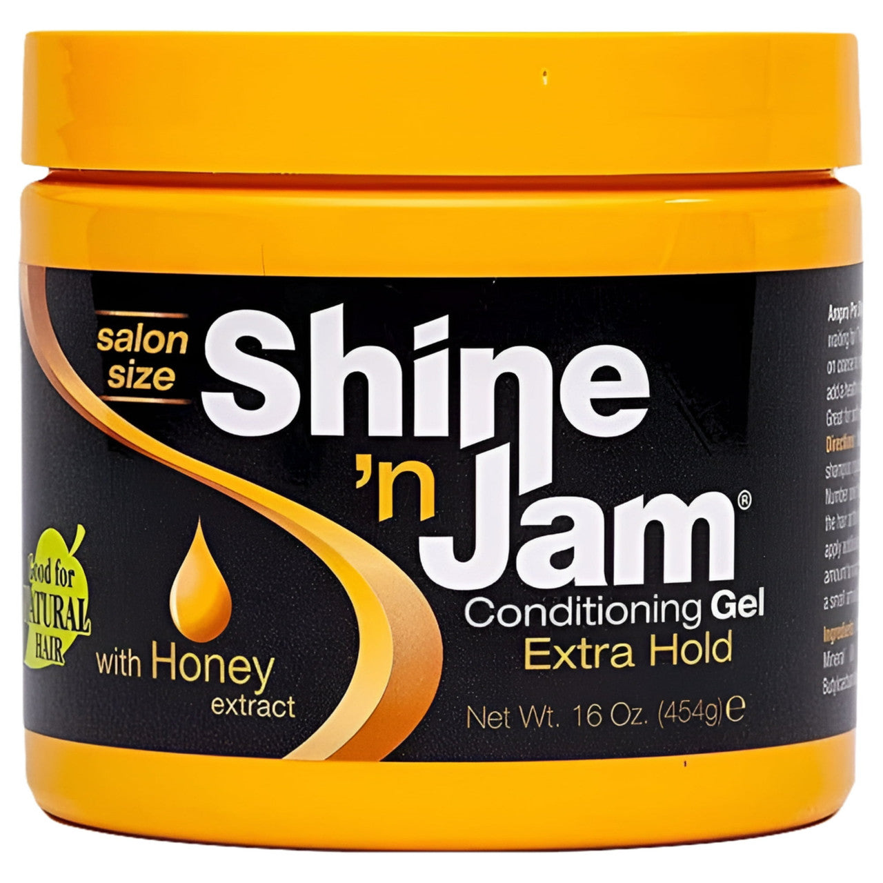 Shine N Jam Conditioning Hair Gel, Extra Hold with Honey Extract, 16 Oz